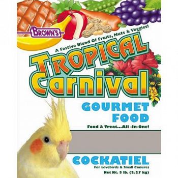 Tropical Carnival Cockatiel Food - 5 lbs