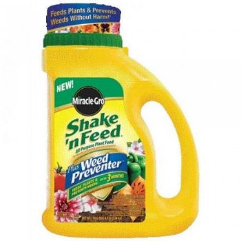 MiracleGro Shake N Feed Weed Preventer 4.5 lbs (Case of 6)
