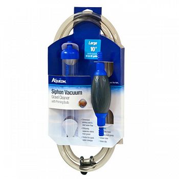 Aqueon Siphon Vacuum with Bulb / 10 in
