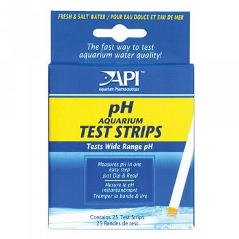 pH Aquarium Test Strips - 25 pack