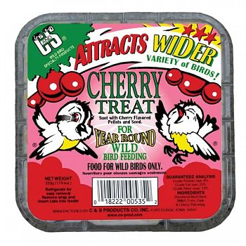 Cherry Suet Cake Treat - 11.75 oz.
