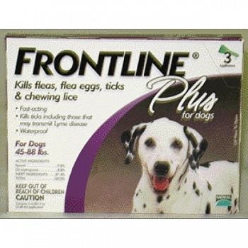 Frontline Plus Flea and Tick Control 3 pack