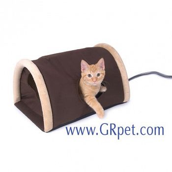 Outdoor Heated Kitty Camper Cat Bed