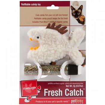 Fresh Catch Refillable Catnip Toy 