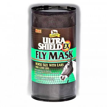 Ultrashield Ex Fly Mask with Ears - Horse
