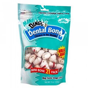 Dental Mini Dog Bones 21 pk / 9 oz