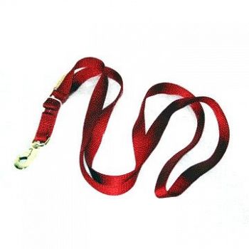 7 ft Animal Lead Nylon with Snap - Red