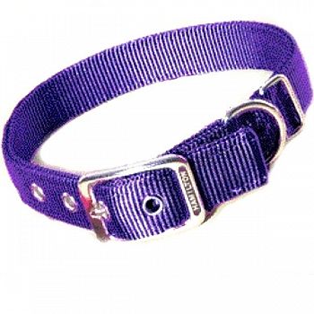 Hot Purple Double Thick Dog Collar - 1 inch