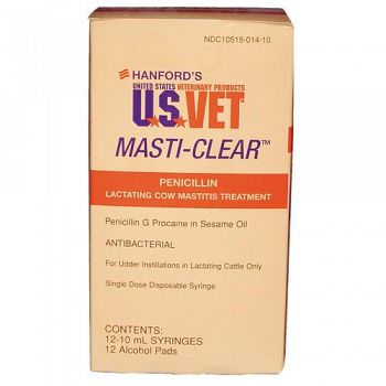 Masti-clear Syringe for Lactating Cows 10 ml