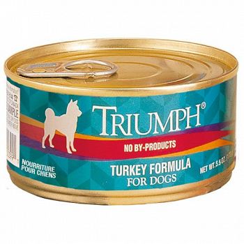Triumph Can Dog Food Turkey / 5.5 oz. each (Case of 24)