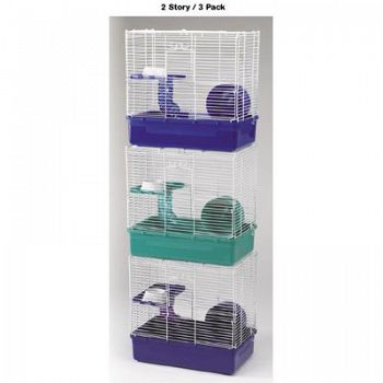 Home Sweet Home Hamster Cage - 2 Story  (Case of 3)