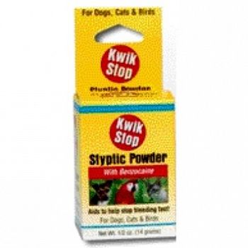 Kwik-Stop Pet Styptic Powder - 0.5 oz