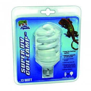 Super UV Coil-lamp for Reptiles - 13 watt