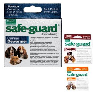 Safe-Guard Dog Wormer fenbendazole granules