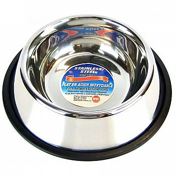 Stainless Steel Non-Tip Pet Dish