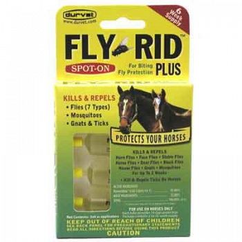Fly Rid Plus Spot-On for Horses
