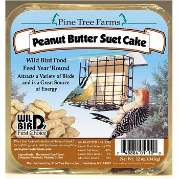 Peanut Butter Suet Cake - 12 oz.