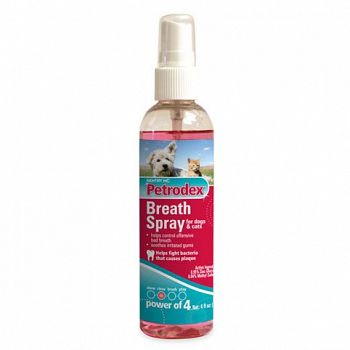 Petrodex Breath Spray for Dogs & Cats - 4 oz.