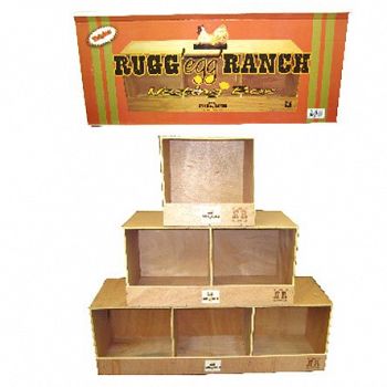 Rugg Egg Ranch Triplex Nesting Box - Standard