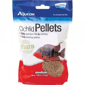 Aqueon Cichlid Medium Pellets 7.5 oz.