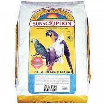 Sun Fun Parrot Food and Treat - 25 lb.