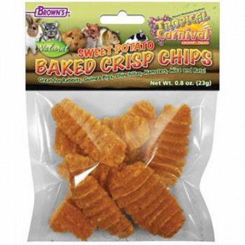 Tropical Carnival Sweet Potato Baked Crisp Chips for Small Pets - .8 oz.