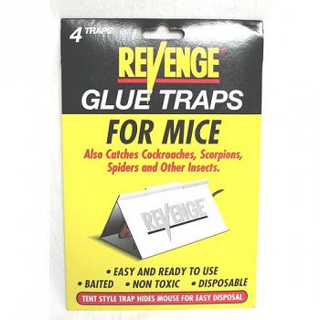 Revenge Glue Board Mice - 4 traps