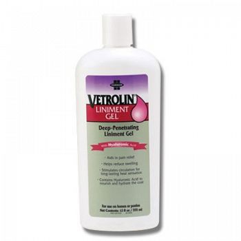 Vetrolin Liniment Gel with Hyaluronic Acid - 12 oz.