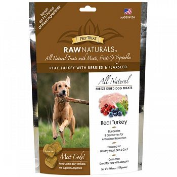 Raw Naturals Real Turkey Treat for Dogs - 4 oz.