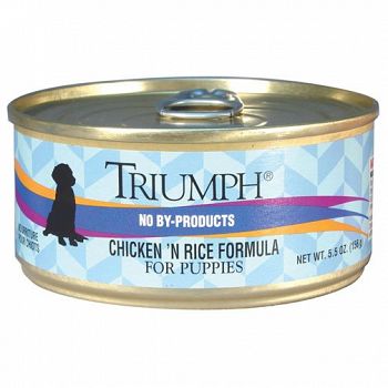 Triumph Puppy Can Food - Ch/Rice/Veg 5.5 oz. (Case of 24)