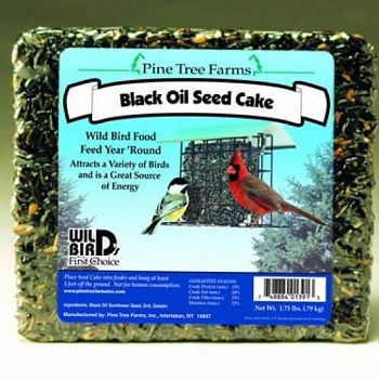 Black Oil Seed Cake for Wild Birds - 1.75 lbs.