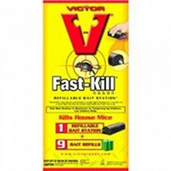 Victor Fast-kill Refillable Bait Stations 9 ct.