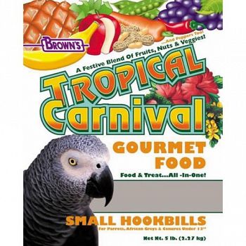 Tropical Carnival for Small Hookbill - 5 lbs