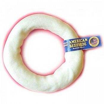 American Dog Rawhide Donut Dog Treat - 6-7 in.