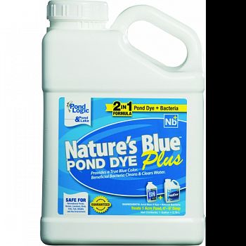 Pond Logic Nature S Blue Pond Dye Plus  1 GALLON (Case of 4)