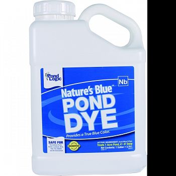 Pond Logic Nature S Blue Pond Dye  1 GALLON (Case of 4)