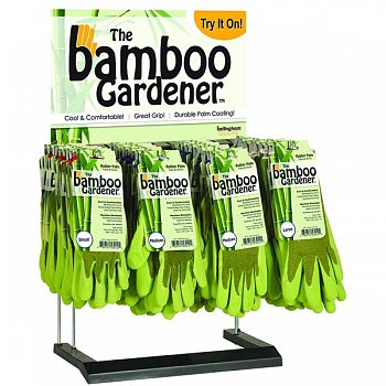The Bamboo Gardener Counter Top Glove Display GREEN 48 PIECE