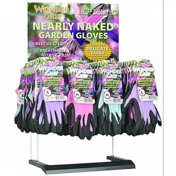 Wonder Grip Nearly Naked Glove Counter Top Display  48 PIECE