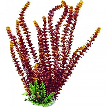 Cabomba Fire Aquarium Plant With Weighted Base RED/YELLOW 16 INCH