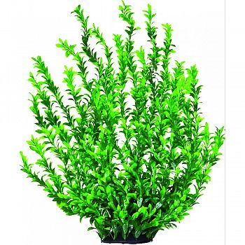 Tall Broad Aquarium Plant With Weighted Base GREEN 31 INCH