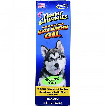 Yummy Chummies Reduced Odor Salmon Oil  16 OUNCE