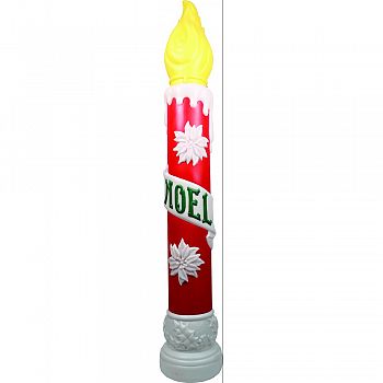 Light Up Noel Candle RED/WHITE/YELLW 39 INCH (Case of 6)