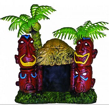 Exotic Environments Betta Hut With Two Palm Trees  