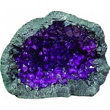 Exotic Environments Geode Stone PURPLE 4.5 INCH