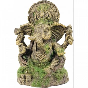 Exotic Environments Ganesha Statue With Moss  