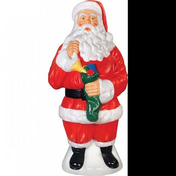 Light Up Traditional Santa RED/WHT/BLK 40 INCH