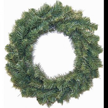 Mountain King Monterey Multi Tip Artificial Wreath GREEN 24 INCH