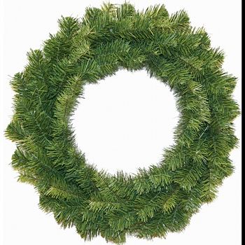 Mountain King Jackson Multi Tip Artificial Wreath GREEN 24 INCH