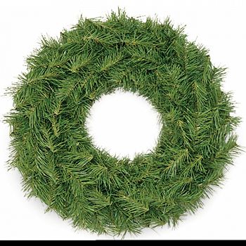 Mountain King Moss Blank Artificial Wreath GREEN 20 INCH