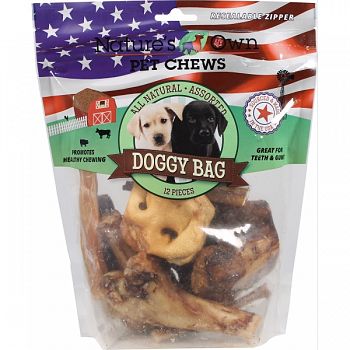 Usa Doggy Bag Chew Treats ASSORTED 12 PIECE